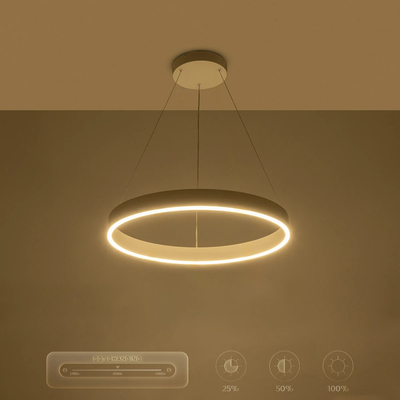 kelvo® VENOM KLV-101-0188 Κρεμαστό Φωτιστικό Οροφής LED 45W 4500lm 120° AC 220-240V IP20 Ρυθμιζόμενο Λευκό CCT με Χειριστήριο από 2700K έως 6000K Dimmable - Lumileds SMD Chip - Λευκό Ματ - Μ60 x Π60 x Υ6.5cm - 3 Χρόνια Εγγύηση