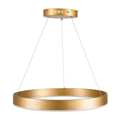 kelvo® VENOM KLV-101-0189 Κρεμαστό Φωτιστικό Οροφής LED 45W 4500lm 120° AC 220-240V IP20 Ρυθμιζόμενο Λευκό CCT με Χειριστήριο από 2700K έως 6000K Dimmable - Lumileds SMD Chip - Χρυσό Πλατίνα - Μ60 x Π60 x Υ6.5cm - 3 Χρόνια Εγγύηση