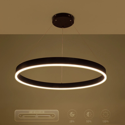 kelvo® VENOM KLV-101-0190 Κρεμαστό Φωτιστικό Οροφής LED 67W 6700lm 120° AC 220-240V IP20 Ρυθμιζόμενο Λευκό CCT με Χειριστήριο από 2700K έως 6000K Dimmable - Lumileds SMD Chip - Μαύρο Ματ - Μ80 x Π80 x Υ6.5cm - 3 Χρόνια Εγγύηση