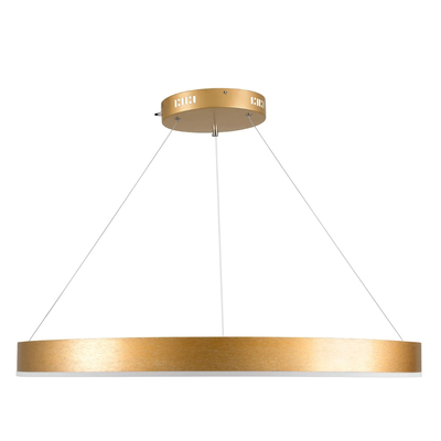 kelvo® VENOM KLV-101-0192 Κρεμαστό Φωτιστικό Οροφής LED 67W 6700lm 120° AC 220-240V IP20 Ρυθμιζόμενο Λευκό CCT με Χειριστήριο από 2700K έως 6000K Dimmable - Lumileds SMD Chip - Χρυσό Πλατίνα - Μ80 x Π80 x Υ6.5cm - 3 Χρόνια Εγγύηση