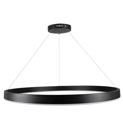 kelvo® VENOM KLV-101-0193 Κρεμαστό Φωτιστικό Οροφής LED 75W 7500lm 120° AC 220-240V IP20 Ρυθμιζόμενο Λευκό CCT με Χειριστήριο από 2700K έως 6000K Dimmable - Lumileds SMD Chip - Μαύρο Ματ - Μ100 x Π100 x Υ6.5cm - 3 Χρόνια Εγγύηση