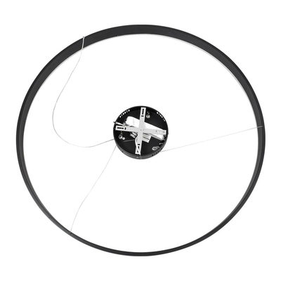 kelvo® VENOM KLV-101-0193 Κρεμαστό Φωτιστικό Οροφής LED 75W 7500lm 120° AC 220-240V IP20 Ρυθμιζόμενο Λευκό CCT με Χειριστήριο από 2700K έως 6000K Dimmable - Lumileds SMD Chip - Μαύρο Ματ - Μ100 x Π100 x Υ6.5cm - 3 Χρόνια Εγγύηση