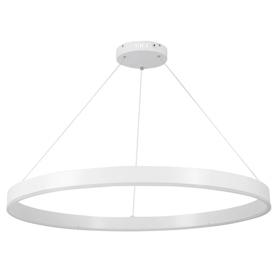 kelvo® VENOM KLV-101-0194 Κρεμαστό Φωτιστικό Οροφής LED 75W 7500lm 120° AC 220-240V IP20 Ρυθμιζόμενο Λευκό CCT με Χειριστήριο από 2700K έως 6000K Dimmable - Lumileds SMD Chip - Λευκό Ματ - Μ100 x Π100 x Υ6.5cm - 3 Χρόνια Εγγύηση