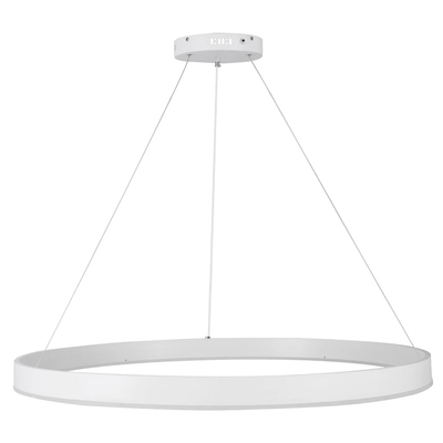 kelvo® VENOM KLV-101-0194 Κρεμαστό Φωτιστικό Οροφής LED 75W 7500lm 120° AC 220-240V IP20 Ρυθμιζόμενο Λευκό CCT με Χειριστήριο από 2700K έως 6000K Dimmable - Lumileds SMD Chip - Λευκό Ματ - Μ100 x Π100 x Υ6.5cm - 3 Χρόνια Εγγύηση