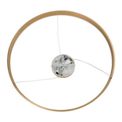 kelvo® VENOM KLV-101-0195 Κρεμαστό Φωτιστικό Οροφής LED 75W 7500lm 120° AC 220-240V IP20 Ρυθμιζόμενο Λευκό CCT με Χειριστήριο από 2700K έως 6000K Dimmable - Lumileds SMD Chip - Χρυσό Πλατίνα - Μ100 x Π100 x Υ6.5cm - 3 Χρόνια Εγγύηση