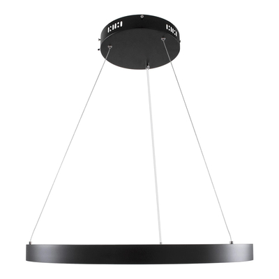 kelvo® NEMESIS KLV-101-0208 Κρεμαστό Φωτιστικό Οροφής LED 45W 4500lm 180° AC 220-240V IP20 Ρυθμιζόμενο Λευκό CCT με Χειριστήριο από 2700K έως 6000K Dimmable - Lumileds SMD Chip - Μαύρο Ματ - Μ60 x Π60 x Υ4cm - 3 Χρόνια Εγγύηση