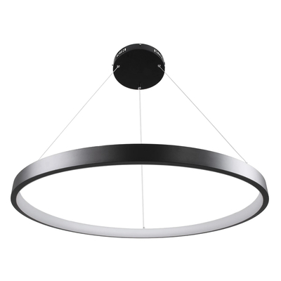 kelvo® NEMESIS KLV-101-0211 Κρεμαστό Φωτιστικό Οροφής LED 67W 6700lm 180° AC 220-240V IP20 Ρυθμιζόμενο Λευκό CCT με Χειριστήριο από 2700K έως 6000K Dimmable - Lumileds SMD Chip - Μαύρο Ματ - Μ80 x Π80 x Υ4cm - 3 Χρόνια Εγγύηση