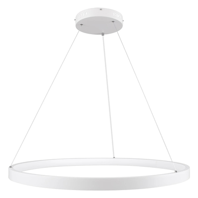 kelvo® NEMESIS KLV-101-0212 Κρεμαστό Φωτιστικό Οροφής LED 67W 6700lm 180° AC 220-240V IP20 Ρυθμιζόμενο Λευκό CCT με Χειριστήριο από 2700K έως 6000K Dimmable - Lumileds SMD Chip - Λευκό Ματ - Μ80 x Π80 x Υ4cm - 3 Χρόνια Εγγύηση