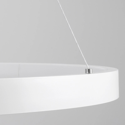 kelvo® NEMESIS KLV-101-0212 Κρεμαστό Φωτιστικό Οροφής LED 67W 6700lm 180° AC 220-240V IP20 Ρυθμιζόμενο Λευκό CCT με Χειριστήριο από 2700K έως 6000K Dimmable - Lumileds SMD Chip - Λευκό Ματ - Μ80 x Π80 x Υ4cm - 3 Χρόνια Εγγύηση