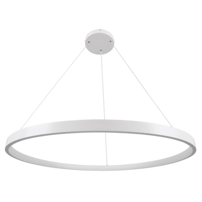 kelvo® NEMESIS KLV-101-0215 Κρεμαστό Φωτιστικό Οροφής LED 75W 7500lm 180° AC 220-240V IP20 Ρυθμιζόμενο Λευκό CCT με Χειριστήριο από 2700K έως 6000K Dimmable - Lumileds SMD Chip - Λευκό Ματ - Μ100 x Π100 x Υ4cm - 3 Χρόνια Εγγύηση