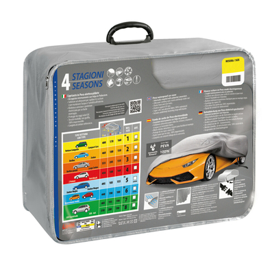 Lampa - 4 Seasons AG-1 Κουκούλα Αυτοκινήτου για Smart Roadster 3/5 doors 04/2003 > 11/2005 Aδιάβροχη με Aπαλή Eσωτερική Eπένδυση από 100% PEVA Μη Τοξικό Βινύλιο με Διαστάσεις: 400x170x160 cm - 1 τεμ. (L2045.5)