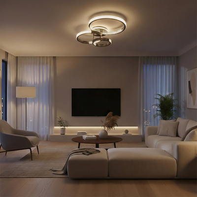 kelvo® DIAMOND KLV-101-0226 Φωτιστικό Οροφής LED 100W 10000lm 360° AC 220-240V IP20 Ρυθμιζόμενο Λευκό CCT με Χειριστήριο από 2700K έως 6000K Dimmable - Lumileds SMD Chip - Μαύρο Ματ - Μ80 x Π50 x Υ20cm - 3 Χρόνια Εγγύηση