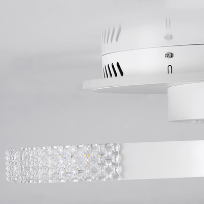 kelvo® DIAMOND KLV-101-0224 Φωτιστικό Οροφής LED 67W 6700lm 360° AC 220-240V IP20 Ρυθμιζόμενο Λευκό CCT με Χειριστήριο από 2700K έως 6000K Dimmable - Lumileds SMD Chip - Λευκό Ματ - Μ60 x Π40 x Υ14cm - 3 Χρόνια Εγγύηση