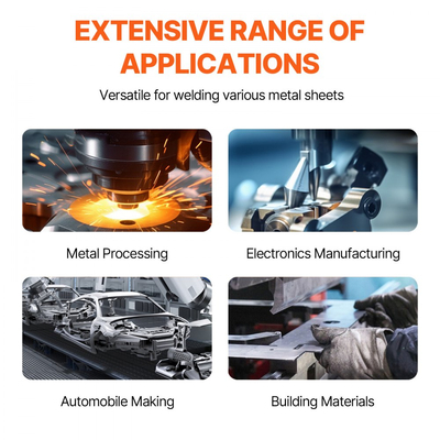 Φορητή μηχανή συγκόλλησης σημείων VEVOR, μηχανή συγκόλλησης σημείων πάχους 4 mm με χωρητικότητα εισόδου 8,1 KVA, ηλεκτρική μηχανή συγκόλλησης λαμαρίνας 4200A, φορητό πιστόλι συγκόλλησης