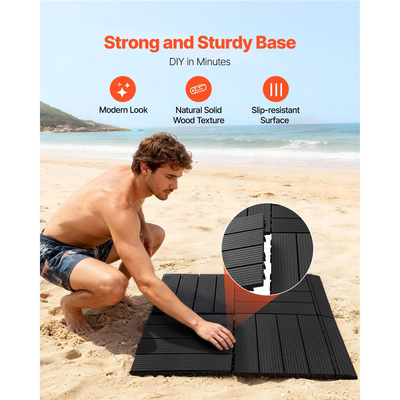 VEVOR 35L Ηλιακό Θερμαινόμενο Ντους, Εξωτερικό Ντους με Ύψος Κεφαλής Ντους 195cm, με Κιτ Δαπέδου & Ποδαρικό, Ρύθμιση Ζεστού & Κρύου Νερού, Ελεύθερο για Πισίνα Παραλίας και Αυλής, Μαύρο