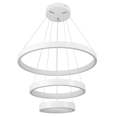 kelvo® NEMESIS KLV-101-0218-V2 Κρεμαστό Φωτιστικό Οροφής LED 100W 10000lm 180° AC 220-240V IP20 Ρυθμιζόμενο Λευκό CCT με Χειριστήριο από 2700K έως 6000K Dimmable - Lumileds SMD Chip - Λευκό Ματ - Μ60 x Π60 x Υ60cm - 3 Χρόνια Εγγύηση