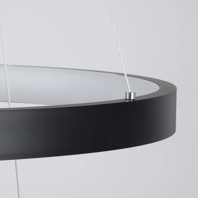 kelvo® NEMESIS KLV-101-0220 Κρεμαστό Φωτιστικό Οροφής LED 120W 12000lm 180° AC 220-240V IP20 Ρυθμιζόμενο Λευκό CCT με Χειριστήριο από 2700K έως 6000K Dimmable - Lumileds SMD Chip - Μαύρο Ματ - Μ80 x Π80 x Υ80cm - 3 Χρόνια Εγγύηση