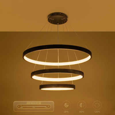 kelvo® NEMESIS KLV-101-0220 Κρεμαστό Φωτιστικό Οροφής LED 120W 12000lm 180° AC 220-240V IP20 Ρυθμιζόμενο Λευκό CCT με Χειριστήριο από 2700K έως 6000K Dimmable - Lumileds SMD Chip - Μαύρο Ματ - Μ80 x Π80 x Υ80cm - 3 Χρόνια Εγγύηση