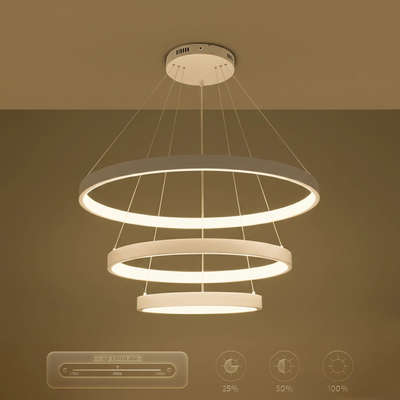 kelvo® NEMESIS KLV-101-0221 Κρεμαστό Φωτιστικό Οροφής LED 120W 12000lm 180° AC 220-240V IP20 Ρυθμιζόμενο Λευκό CCT με Χειριστήριο από 2700K έως 6000K Dimmable - Lumileds SMD Chip - Λευκό Ματ - Μ80 x Π80 x Υ80cm - 3 Χρόνια Εγγύηση