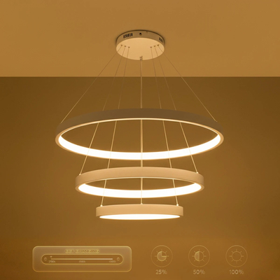 kelvo® NEMESIS KLV-101-0221-V2 Κρεμαστό Φωτιστικό Οροφής LED 120W 12000lm 180° AC 220-240V IP20 Ρυθμιζόμενο Λευκό CCT με Χειριστήριο από 2700K έως 6000K Dimmable - Lumileds SMD Chip - Λευκό Ματ - Μ80 x Π80 x Υ80cm - 3 Χρόνια Εγγύηση