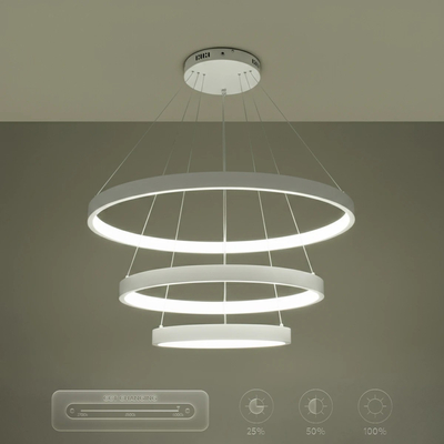 kelvo® NEMESIS KLV-101-0221-V2 Κρεμαστό Φωτιστικό Οροφής LED 120W 12000lm 180° AC 220-240V IP20 Ρυθμιζόμενο Λευκό CCT με Χειριστήριο από 2700K έως 6000K Dimmable - Lumileds SMD Chip - Λευκό Ματ - Μ80 x Π80 x Υ80cm - 3 Χρόνια Εγγύηση