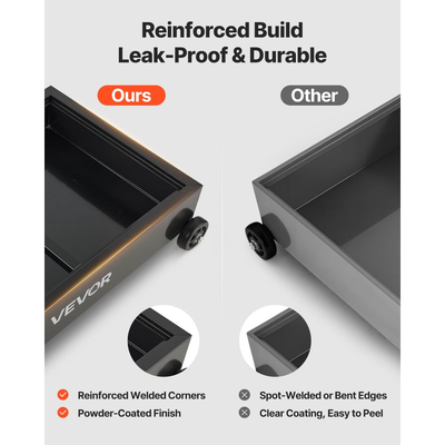 Δοχείο αποστράγγισης λαδιού χαμηλού προφίλ VEVOR, χωρητικότητας 56,8 L, περιστρεφόμενο δοχείο αποστράγγισης λαδιού με ηλεκτρική αντλία και σωλήνα 2,2 m, ανθεκτικό στις διαρροές και στη διάβρωση, κατάλληλο για αυτοκίνητα, SUV, φορτηγά, μοτοσικλέτες, ATV, μεταλλικά οχήματα