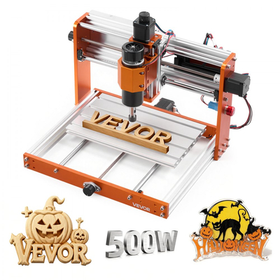 Μηχανή δρομολόγησης CNC VEVOR, άξονας 500W, μηχανή φρεζαρίσματος ξύλου 3 αξόνων, με επιφάνεια εργασίας 300 x 180 x 80 mm, χειριστήριο εκτός σύνδεσης, διακόπτη ορίου, ηλεκτρονικό στοπ, για κοπή ξυλογλυπτικής, ακρυλικού πλαστικού