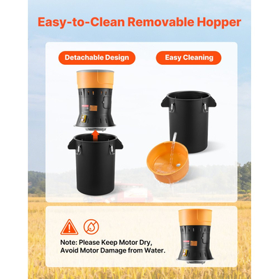 Ηλεκτρικός μύλος σιτηρών VEVOR, επαγγελματικός μύλος μπαχαρικών υψηλής ισχύος 600W, μηχανή κονιοποίησης σκόνης 53L με γαλβανισμένες αιχμηρές λεπίδες, για ξηρούς κόκκους, μπαχαρικά, δημητριακά, κόκκους καφέ, καλαμπόκι και πιπέρι