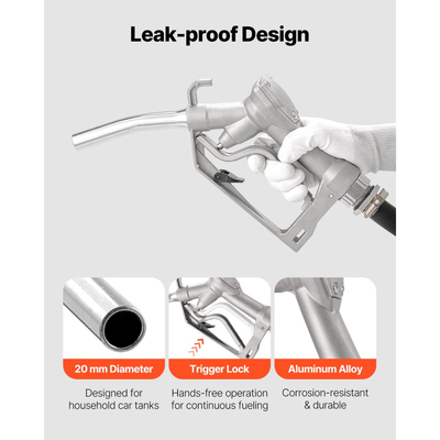 VEVOR Fuel Caddy, 32 γαλόνια, Φορητή δεξαμενή καυσίμου με ηλεκτρική αντλία μεταφοράς καυσίμου 12V DC 15 GPM, εύκαμπτος σωλήνας παροχής 13 ποδιών και χειροκίνητο ακροφύσιο από κράμα αλουμινίου, βενζινοκίνητο Caddy για μηχανοκίνητα σκάφη, ATV, ντίζελ και βενζίνη