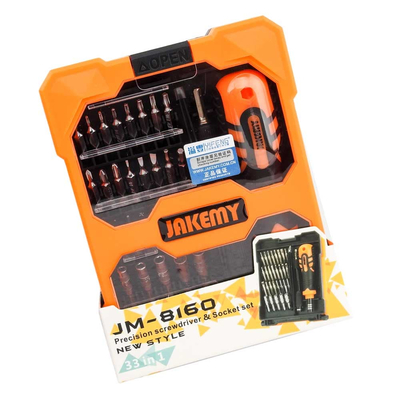 Σετ Κατσαβίδι με Μύτες σε Κασετίνα JM-8160 JAKEMY