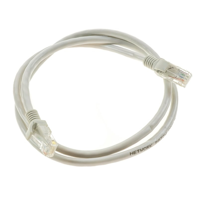 Καλώδιο Ethernet 1m CAT 6E Γκρι
