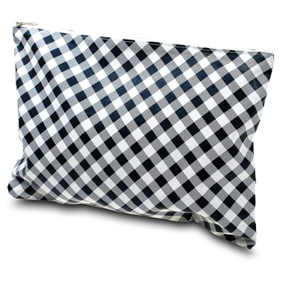 Φάκελος Εγγράφων Δερματίνη με Φερμουάρ Square Motif