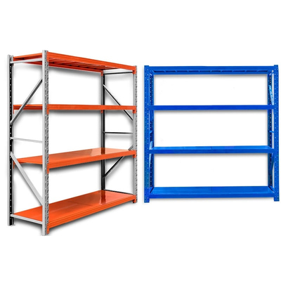 Ράφια Βαρέως Τύπου 250x150x60 Λευκό-Πορτοκαλί