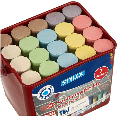 Πολύχρωμες Κιμωλίες 20 τμχ Τεράστιες