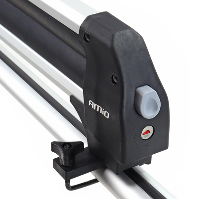 Amio - Βάση Σκι Οροφής SSR-01S από Αλουμίνιο για 4 ζευγάρια Σκι ή 2 σανίδες Snowboard με μήκος 570 mm - 1 τεμ. (02590/AM)