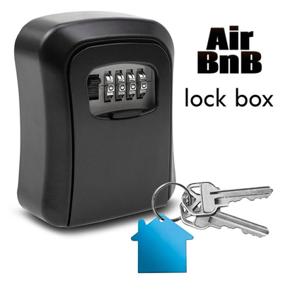 Μεταλλικό Κουτί Ασφαλείας για Κλειδιά AIRBNB Μαύρο