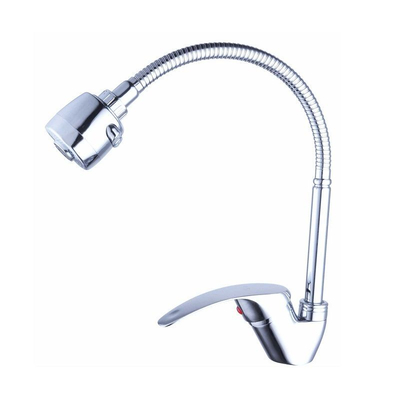 Μπαταρία βρύσης κουζίνας με εύκαμπτο σπιράλ - 0788 - Idamix - 807889
