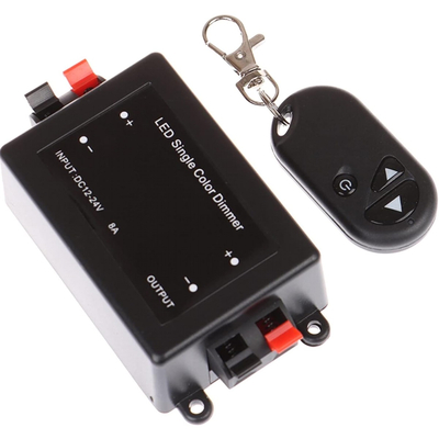VenCore 6613-10001 - RF Dimmer 12-24V with Remote One Color - Ασύρματο RF Dimmer 12-24 Volt με Χειριστήριο - Μονού Χρώματος - 12 Volt 96 Watt & 24 Volt 192 Watt Μέγιστο Φορτίο