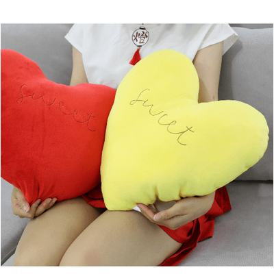 Μαξιλάρι καρέκλας Καρδιά - 40cm - 720194 - Yellow