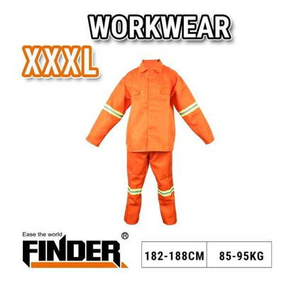 Φόρμα εργασίας με ανακλαστικά - No.3XL - 85-95kg - Finder - 198578