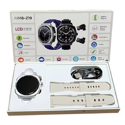 Σετ Smartwatch με ασύρματα ακουστικά Bluetooth - AIMB-Z19 - 065578 - White
