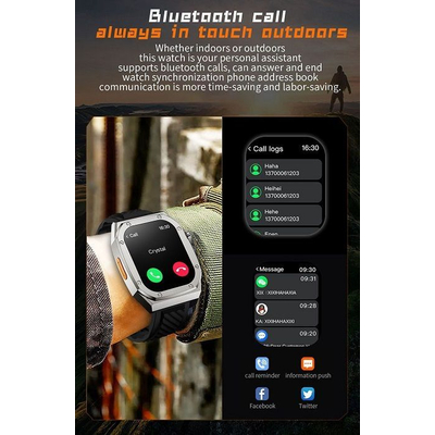 Σετ Smartwatch με 2 λουράκια - Z79 Max - 065080 - Orange