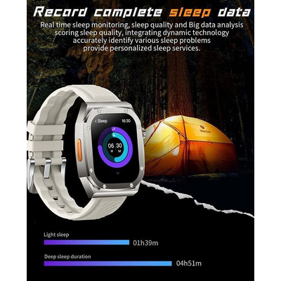 Σετ Smartwatch με 2 λουράκια - Z79 Max - 065080 - Orange