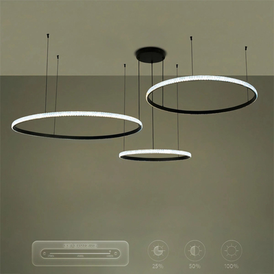 kelvo® DIAMOND KLV-101-0245 Κρεμαστό Φωτιστικό Οροφής LED 150W 15000lm 180° AC 220-240V IP20 Ρυθμιζόμενο Λευκό CCT με Χειριστήριο από 2700K έως 6000K Dimmable - Lumileds SMD Chip - Μαύρο Ματ - Μ170 x Π170 x Υ60cm - 3 Χρόνια Εγγύηση