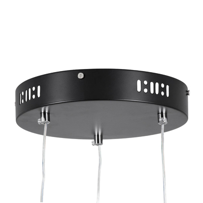 kelvo® DIAMOND KLV-101-0245 Κρεμαστό Φωτιστικό Οροφής LED 150W 15000lm 180° AC 220-240V IP20 Ρυθμιζόμενο Λευκό CCT με Χειριστήριο από 2700K έως 6000K Dimmable - Lumileds SMD Chip - Μαύρο Ματ - Μ170 x Π170 x Υ60cm - 3 Χρόνια Εγγύηση