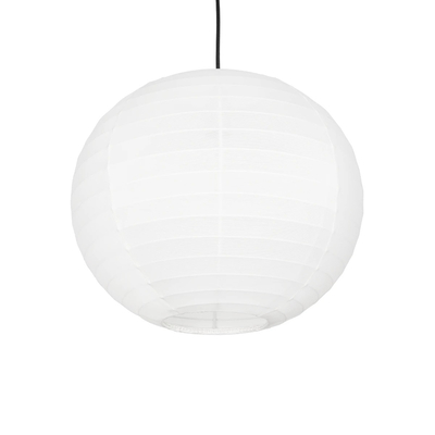 GLOBOSTAR® ROMINA 62004 Μοντέρνο Κρεμαστό Φωτιστικό Οροφής με Ντουί 1 x E27 AC 220-240V IP20 - Λευκό - Μ40 x Π40 x Υ40cm