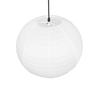 GLOBOSTAR® ROMINA 62004 Μοντέρνο Κρεμαστό Φωτιστικό Οροφής με Ντουί 1 x E27 AC 220-240V IP20 - Λευκό - Μ40 x Π40 x Υ40cm