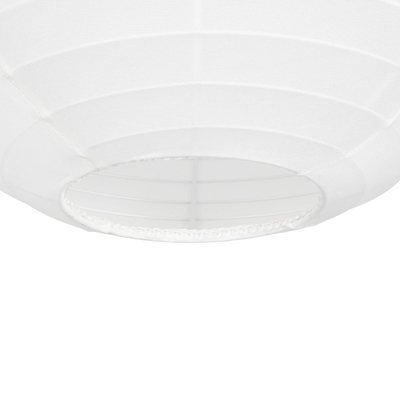 GLOBOSTAR® ROMINA 62004 Μοντέρνο Κρεμαστό Φωτιστικό Οροφής με Ντουί 1 x E27 AC 220-240V IP20 - Λευκό - Μ40 x Π40 x Υ40cm