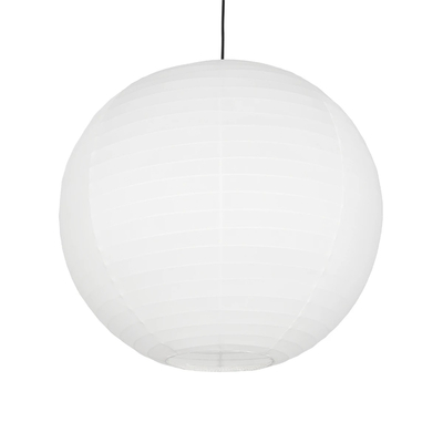 GLOBOSTAR® ROMINA 62005 Μοντέρνο Κρεμαστό Φωτιστικό Οροφής με Ντουί 1 x E27 AC 220-240V IP20 - Λευκό - Μ60 x Π60 x Υ60cm