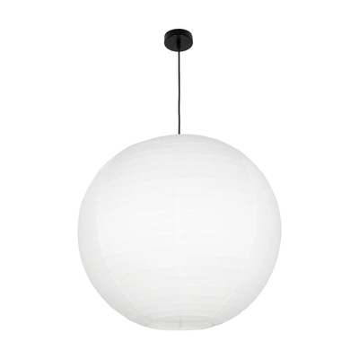 GLOBOSTAR® ROMINA 62005 Μοντέρνο Κρεμαστό Φωτιστικό Οροφής με Ντουί 1 x E27 AC 220-240V IP20 - Λευκό - Μ60 x Π60 x Υ60cm